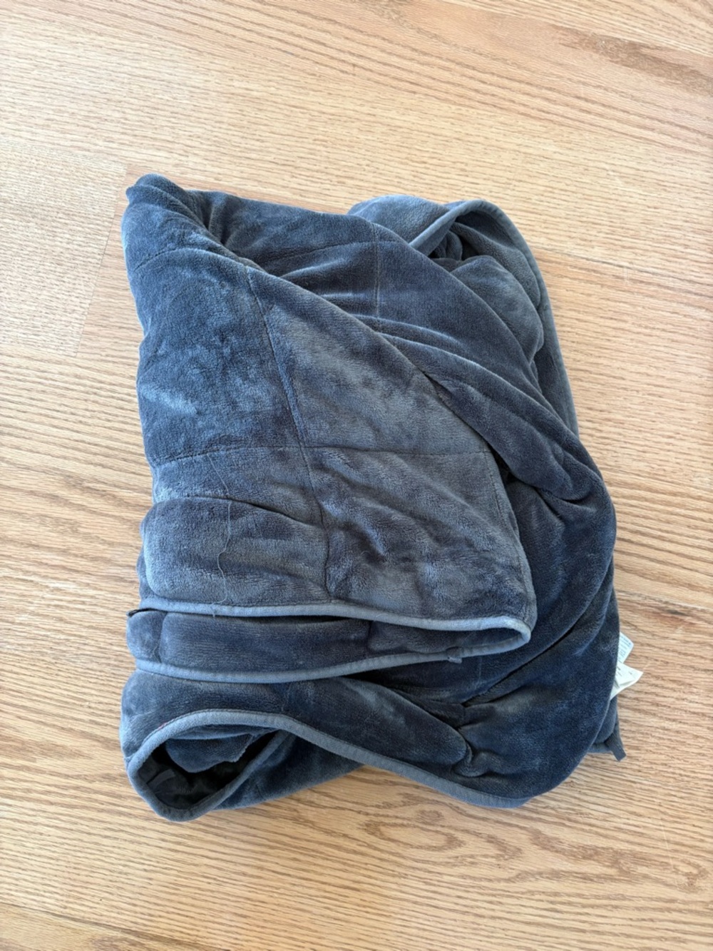 Sharper Image Calming Comfort Weighted Blanket - Dark Gray